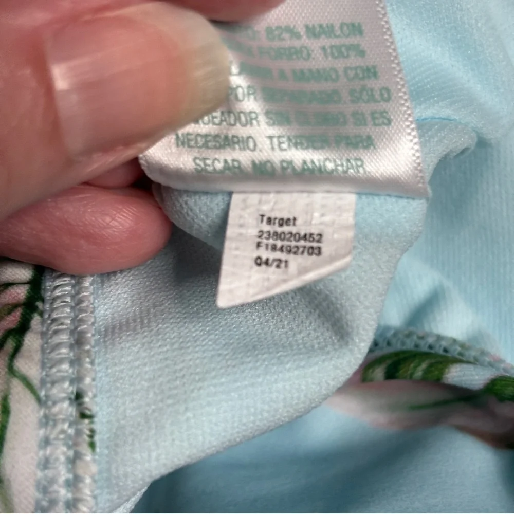 Kona Sol One Piece Swimsuit Tropical Floral Size Large - Picture 8 of 8